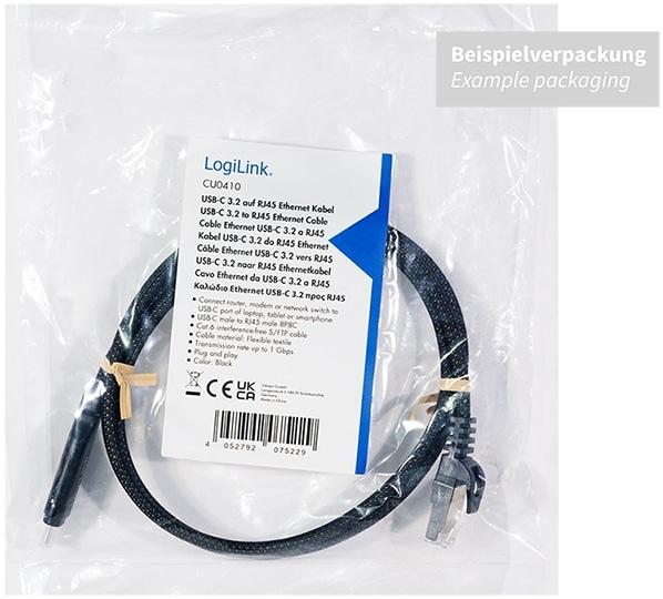Image du produit LogiLink Câble réseau (S/FTP, CAT6, 2 m)