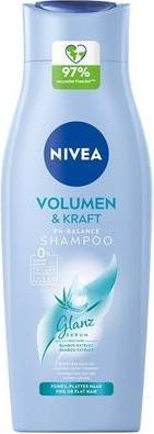 Produktbild NIVEA Volumen & Kraft pH-Balance Shampoo mit Bambusextrakt 400ml (400 ml, Flüssiges Shampoo)