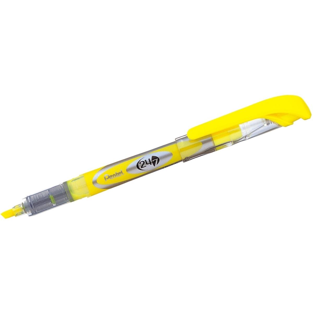 Pentel, Marker, Textmarker 24/7 Highlighter 1-3,5mm gelb (Gelb, 3.50 mm, 1 x)