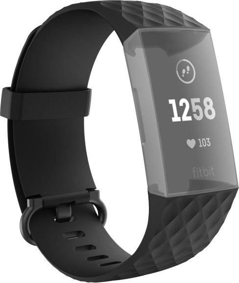 Actual product image Hama Bracelet FitbitCharge 3/4 (22 mm, Stainless steel, Thermoplastic polyurethane, 4, Charge 3)