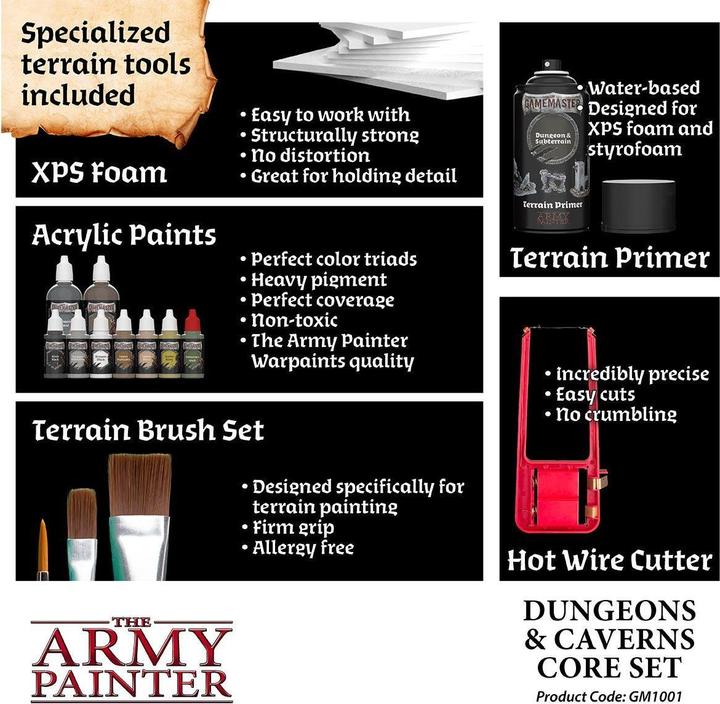 Produktbild Army Painter ARMG1001 - Gamemaster: Dungeons & Caverns Grundausstattung
