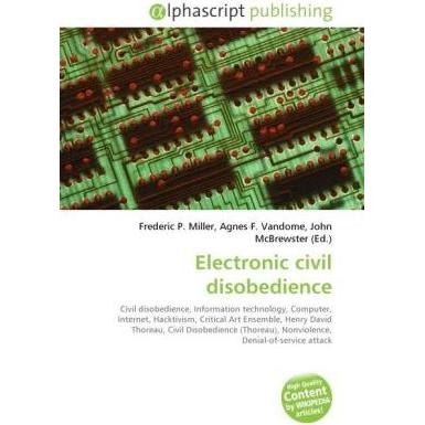 Electronic civil disobedience, Fachbücher