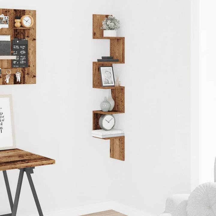 Image du produit VidaXL Wand-Eckregal (20 x 20 x 127,5 cm)