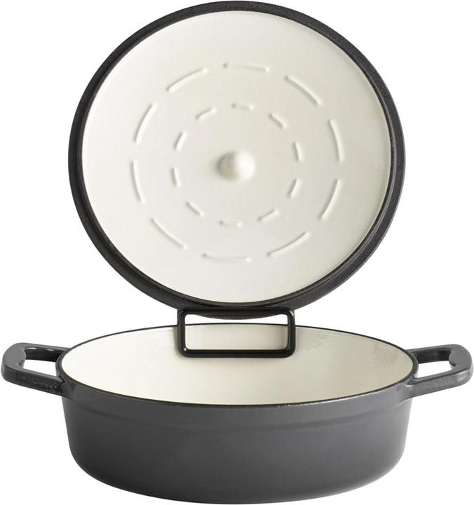 Produktbild APS Bräter mit Deckel 2.5L Gusseisen anthrazit (Bräter + Schmortopf, Gusseisen)