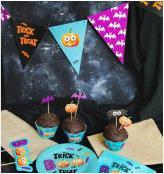 Productafbeelding GoDan Halloween, Boo-Flaggenschnur 250 cm (9 Pcs.)