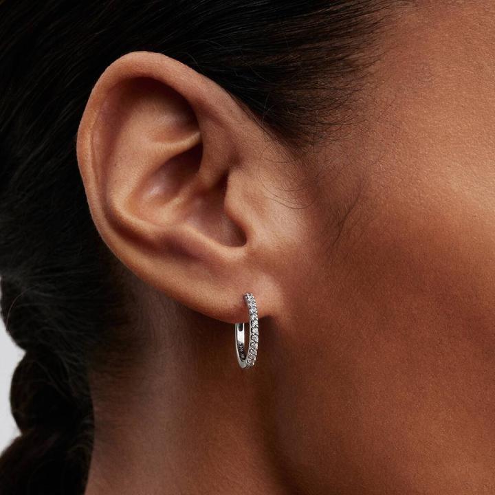 Produktbild Pandora Funkelnde Mini-Creolen (Silber 925)
