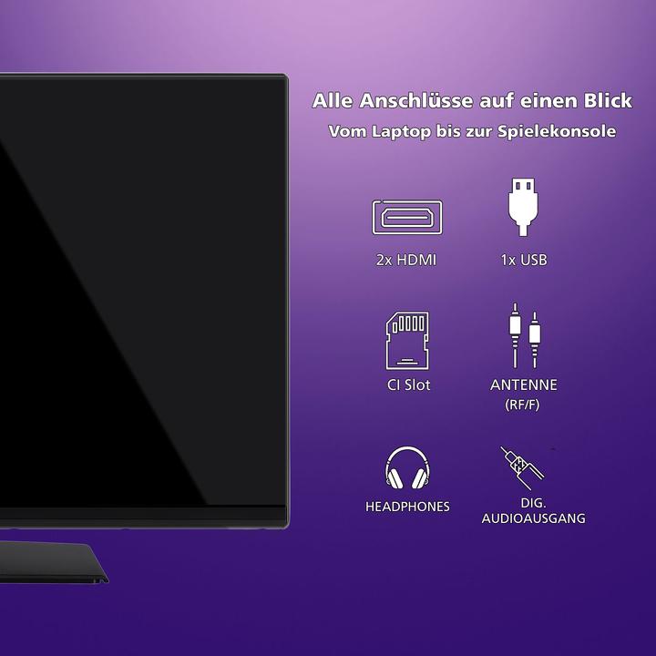 Actual product image JVC LT-32VH4455 bw LED TV (32", LCD, HD, 2024)