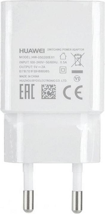 Huawei HW-050200E01 USB EU travel charger 2A in white Bulk