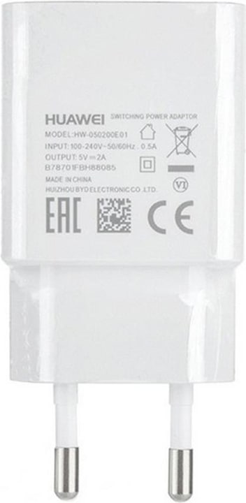 Actual product image Huawei HW-050200E01 USB EU travel charger 2A in white Bulk
