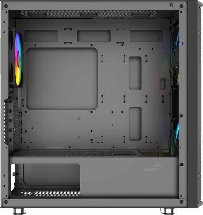 Produktbild Sama Gears S30, Black mATX Mid-tower Case (ITX, Micro ATX (mATX))