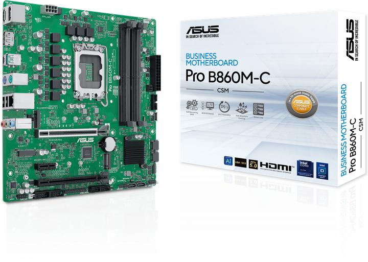 Productafbeelding ASUS PRO B860M-C-CSM (LGA 1851, Intel B860, mATX)