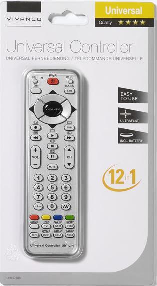 Produktbild Vivanco Ur 12 N (Universal Fernbedienung, Infrarot)