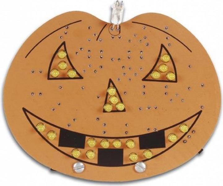 Whadda Bausatz Halloween Kürbis mit Ein / Aus Schalter