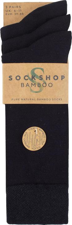 Produktbild Sockshop 3er Pack Bambus Socken Gemustert & Uni (3er Pack, 40 - 45)