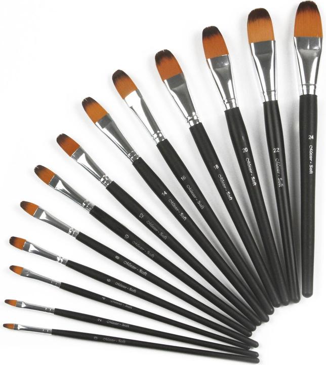 Paintersisters Pinceau Nylon Soft Langue 13pcs (24 mm)