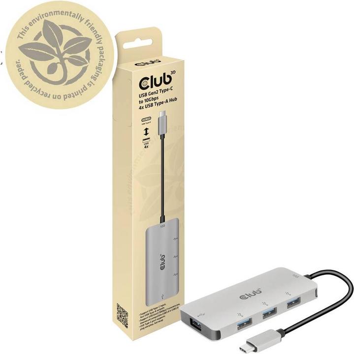Immagine prodotto Club 3D Usb-Hub (USB-C, 4 porte)