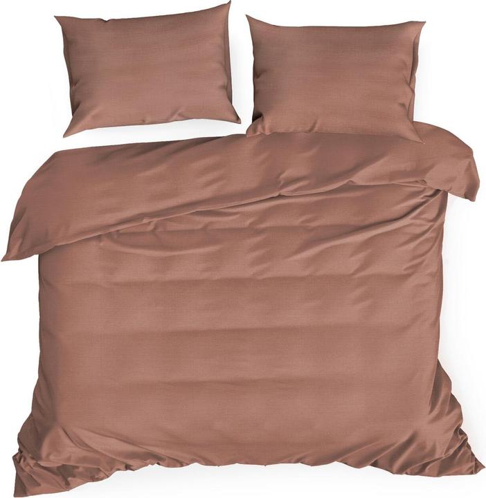 Immagine prodotto Eurofirany Set di biancheria da letto EUROFIRANA NOVA in raso di cotone di alta qualità, monocolore, 220 x 200 (Copripiumino, 220 x 200 cm)