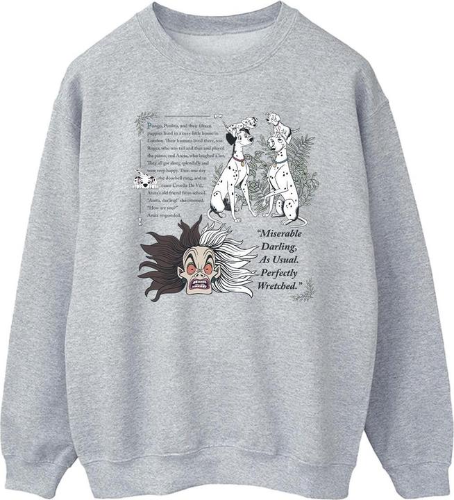 Immagine prodotto Disney 101 Dalmatians Miserable Darling Felpa Uomo (XL)