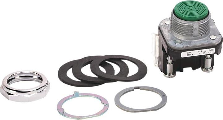 Actual product image Allen Bradley Drucktaster Tastend Bündig Grün IP65 Serie 800T