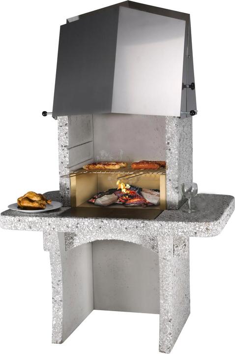 Actual product image Nouvel Fireplace Mira with folding roof