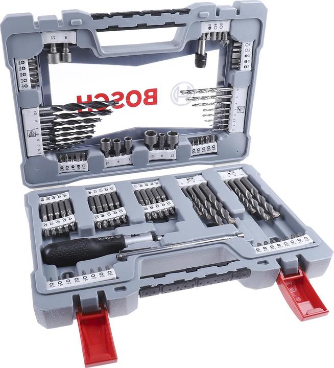 Produktbild Bosch Professional Zubehör 105-tlg. Premium X-Line Bohrer- und Schrauber-Set (6 mm, 10 mm, 7 mm, 3 mm, 5 mm, 8 mm, 9 mm, 4 mm)