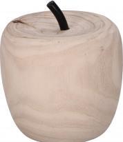 Vosteen Holz Apfel Blair, D13cm, H15cm, natur