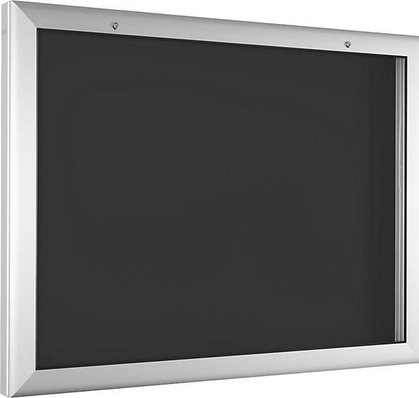 Actual product image kaiserkraft Display case for indoor and outdoor use (Magnet board, 138 x 102.50 cm)