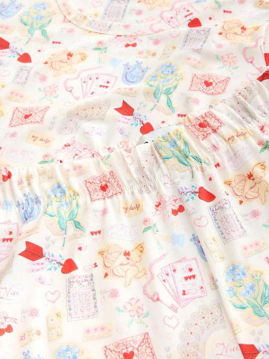 Produktbild Cath Kidston Schlafanzug Baumwolljersey Valentinstag (44)