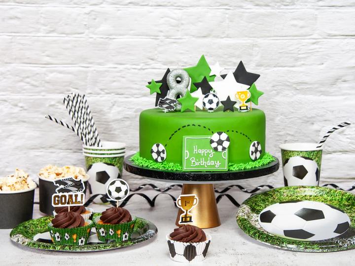 Image du produit Creative Party Pics cupcake toppers Football (12 pcs)