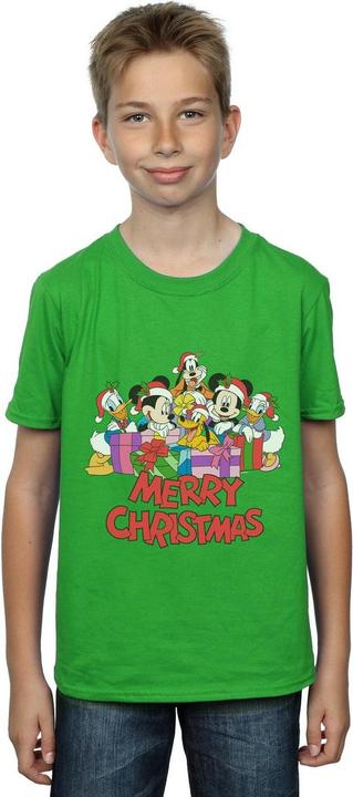 Actual product image Disney Boys Mickey Mouse And Friends Christmas T-Shirt (140, 146)