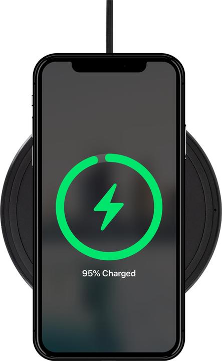Actual product image Our Pure Planet OPP130 Charger for mobile devices Smartphone Black DC Wireless charging (15 W)