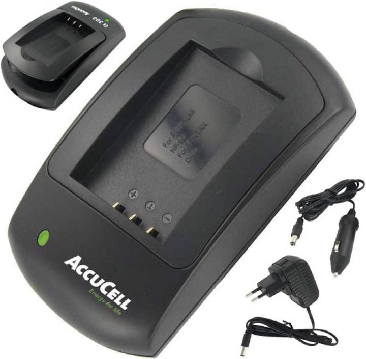 Produktbild AccuCell Schnell-Ladegerät passend für den Sony NP-BN1 Akku NP-BN (Kamera Akku Ladegerät)