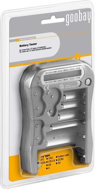 Produktbild Goobay Universal Akku- und Batterie Tester mit LCD-Display