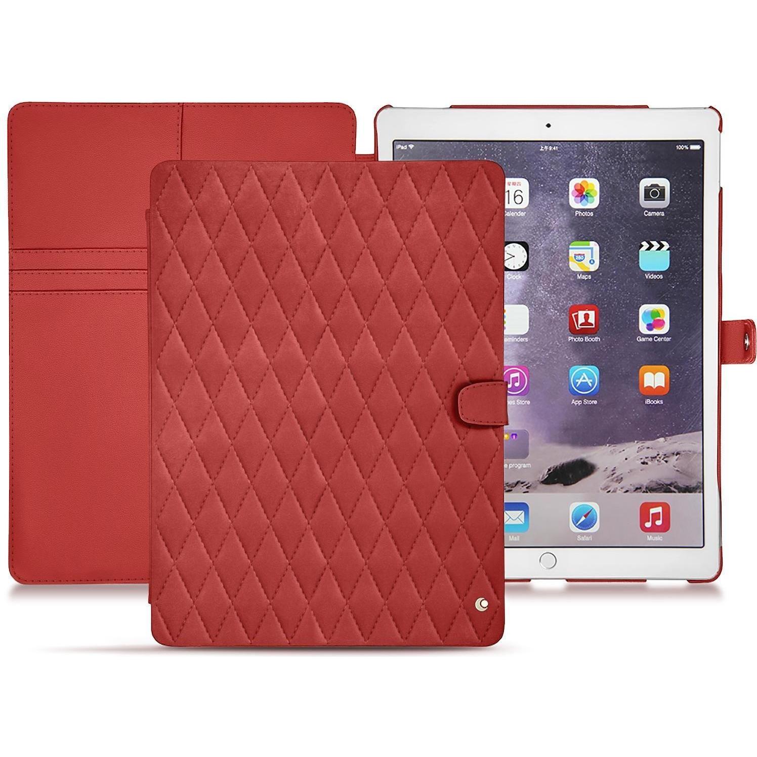 Noreve Lederschutzhülle Wallet (iPad Pro 12.9), Tablet Hülle, Violett