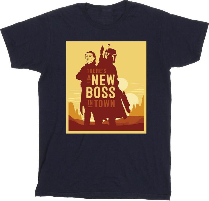 Produktbild Star Wars The Book Of Boba Fett New Boss Sun Silhouette TShirt (4XL)