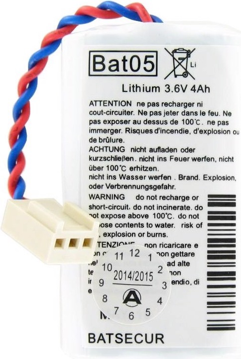Produktbild AccuCell Pufferbatterie für Alarmanlage BATLi05, BAT05 (1 Stk., 14500, 4000 mAh)