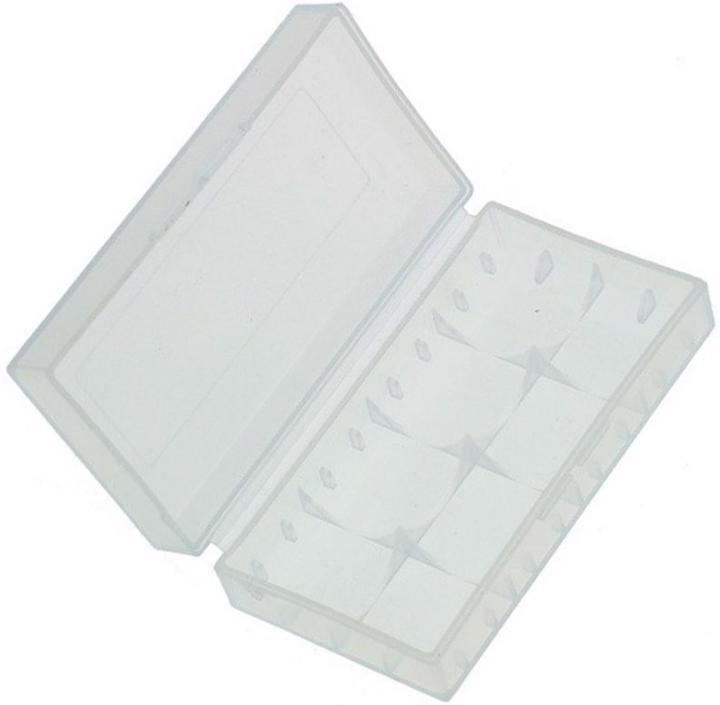 AccuCell Universal AccuSafe Aufbewahrungsbox für 1 bis zu 2 Stück 18650 Li-ion Akku