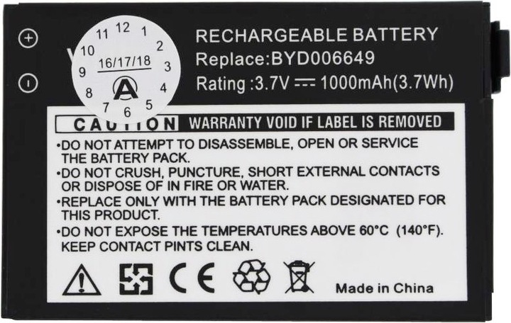 Actual product image Philips Avent Battery Avent SCD530 Li-Ion battery BYD006649, BYD001743
