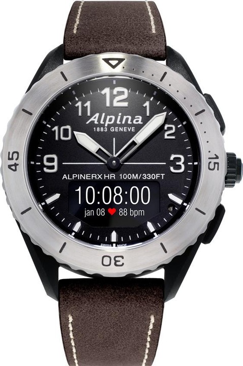 Alpina Watch Alpine X Alive (Digital watch, Pedometer, Watch with gemstone, 45 mm)