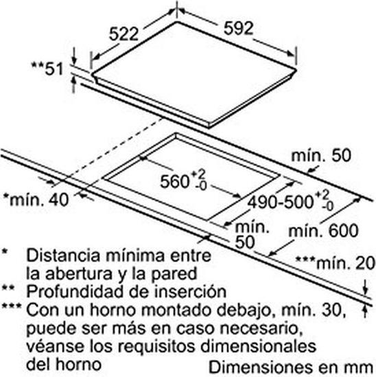 Produktbild Balay 3EB864ER (59.20 cm, Induktionskochfeld)