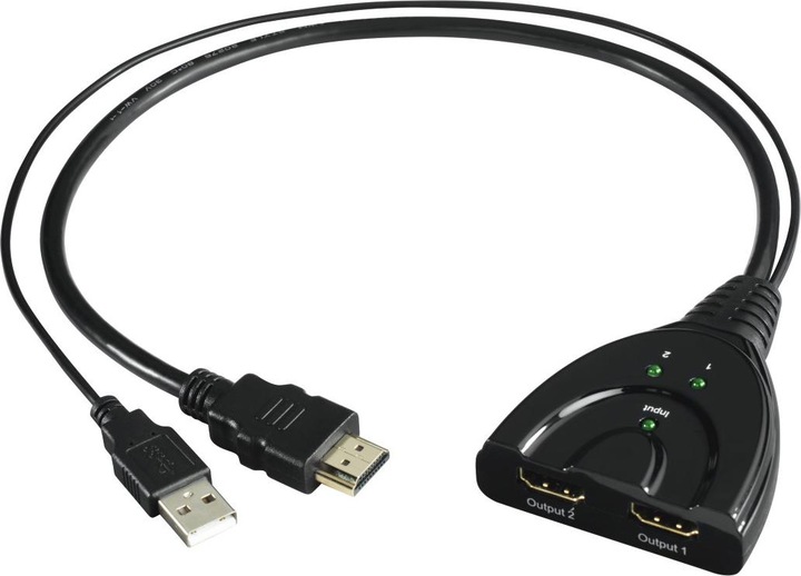 Hama HDMI Splitter (0.07 m, HDMI)