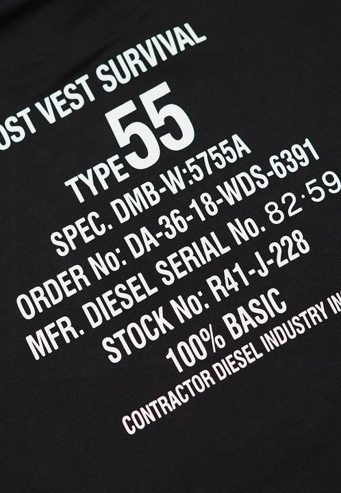 Produktbild Diesel Herren Kapuzenpullover Ombre Aus Baumwolle & Polyester - Casual (XL)