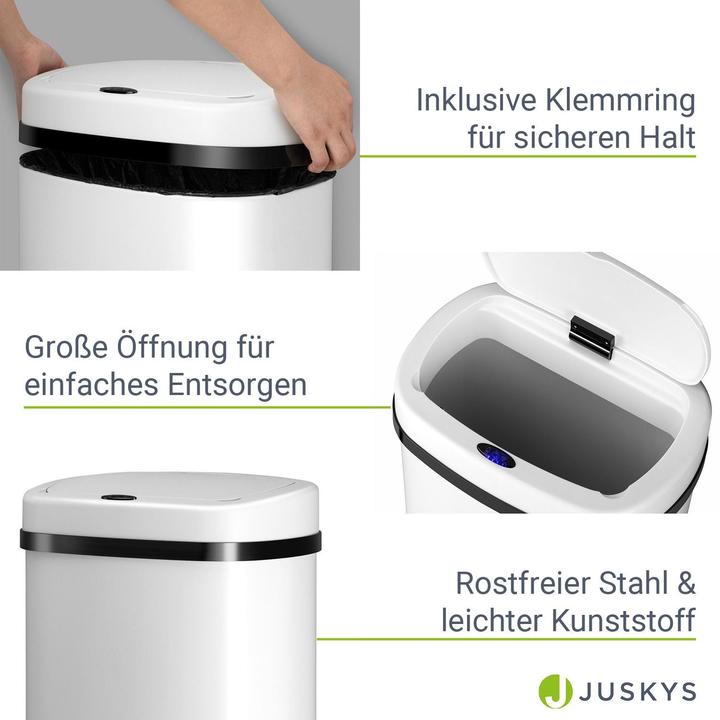 Image du produit Juskys Poubelle automatique avec capteur (70 l)