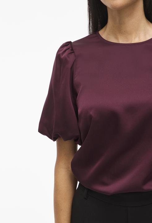 Produktbild Vila VIELLETTE Rundhals Oberteil mit kurzen Ärmeln (34)