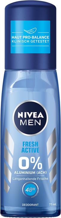 Actual product image Nivea Men Fresh Active Vapo (Spray, 75 ml)