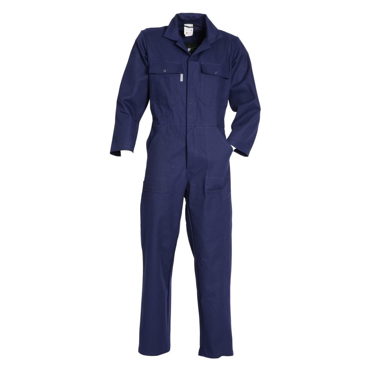 Havep, Beschermend Pak + Werkoverall, Basic Katoen Overall 2090 Marine Maat 60 (60, 1 x)