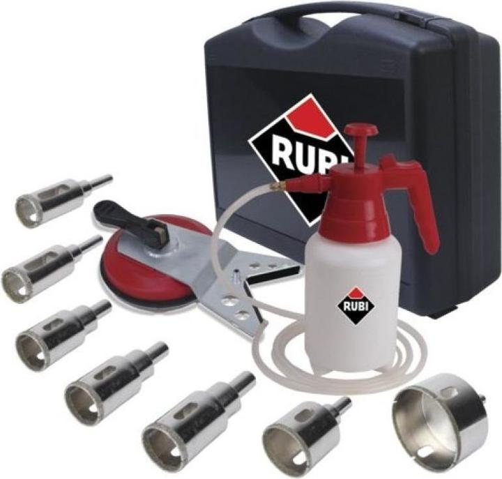 Produktbild Rubi SARA WET DRILL KIT 20 28 35 43 50 65 75 + GUIDE MULTIDRILL + HYDRAULICS