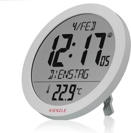 Produktbild Kienzle Funkuhr mit Innentem- peratur, weiss