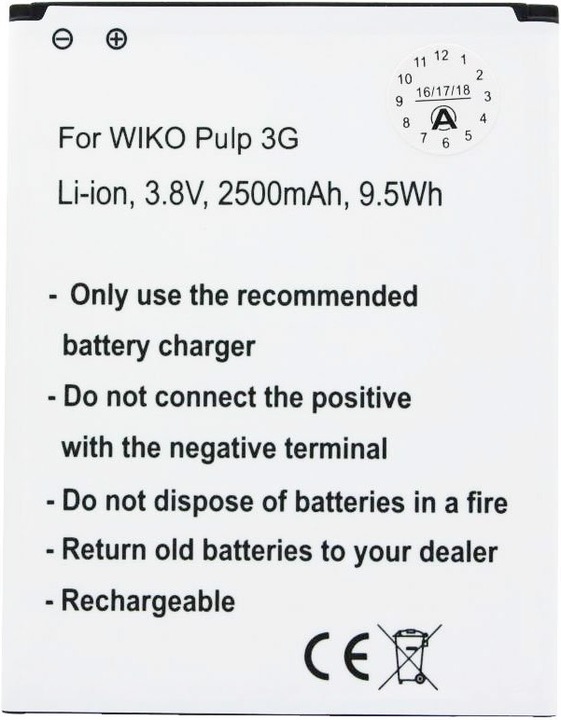 Produktbild Wiko Akku Pulp FAB 3G, Pulp FAB 4G Akku 5251 (Akku, Wiko Pulp Fab)