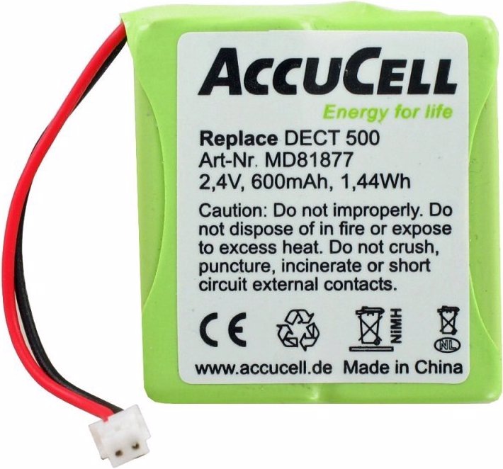 Produktbild Medion Akku MD81877, Audioline Slim 500, S63006